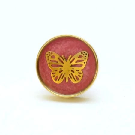 Kids Handmade Brass Butterfly Knob